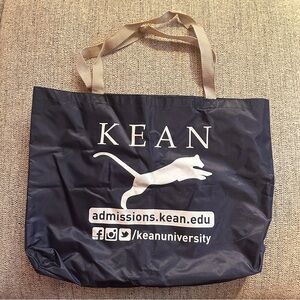 Kean University Navy Tote Bag